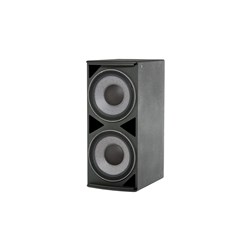 JBL ASB6125 - High Power Dual 15 Inch Subwoofer  Black